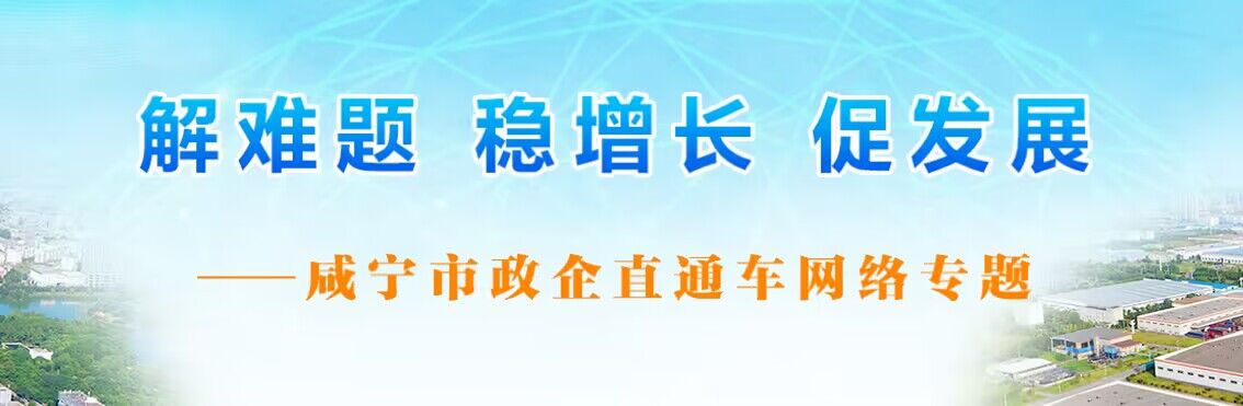 解難題、穩增長、促發展——咸寧市政企直通車